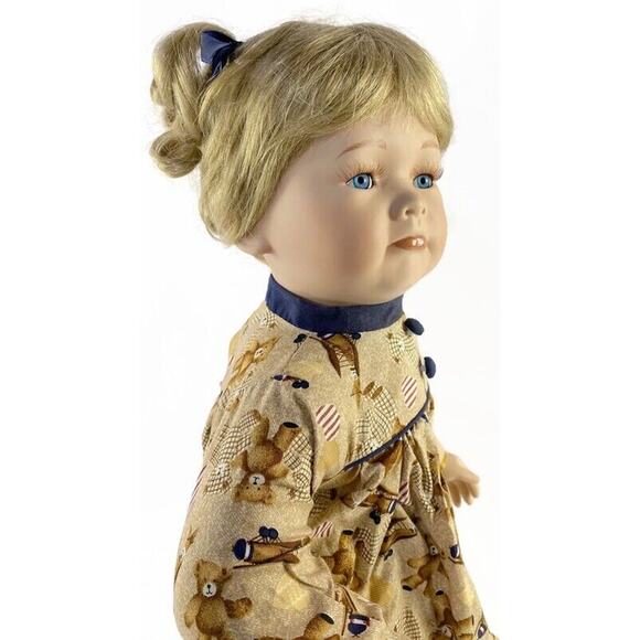 Gustave Wolff Janie Porcelain Doll Wimbledon Collection Original Box & COA 20" - Picture 8 of 12